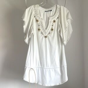 Bandolino Tunic white size small